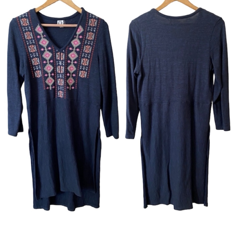 ANTHROPOLOGIE Akemi + Kin Savin Embroidered Tunic Dress EUC sz S - Picture 6 of 11